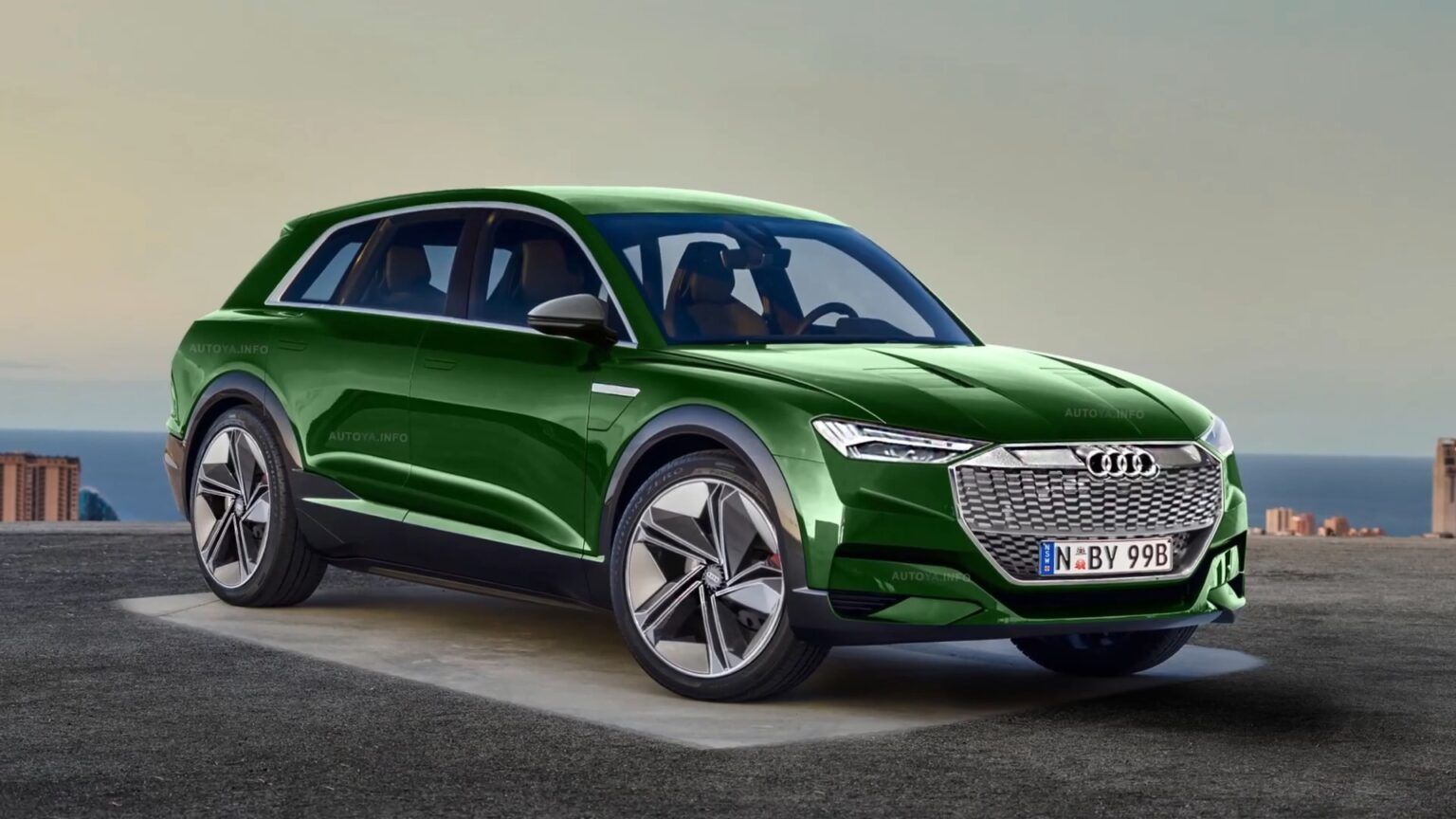 Nuova Audi Q6 e-tron 2022, prime info sul nuovo suv elettrico