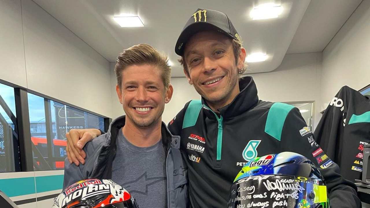 Casey Stoner e Valentino Rossi (1)