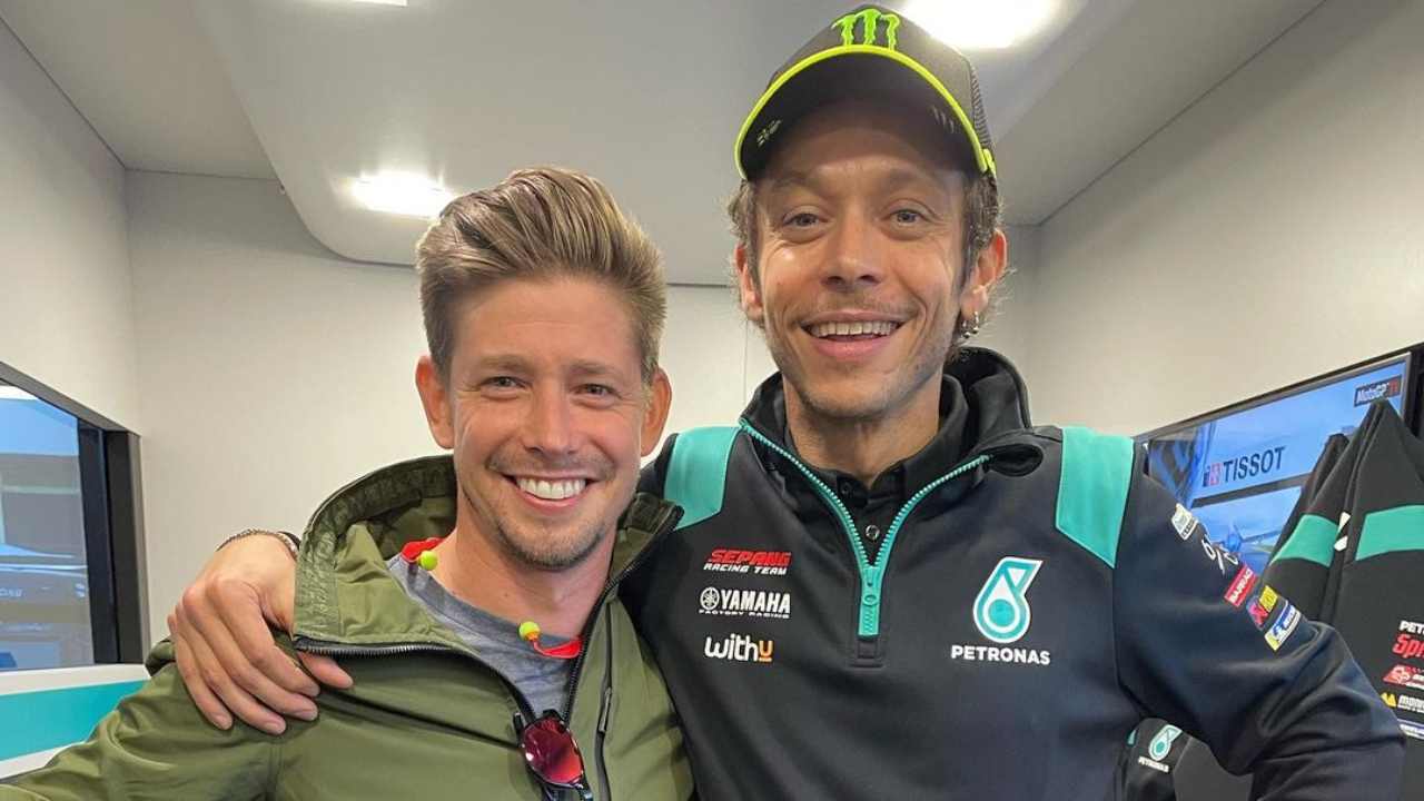 Casey Stoner e Valentino Rossi