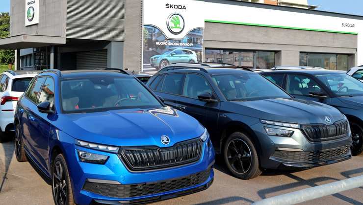 Auto salone vetture Skoda