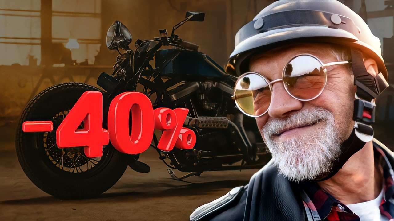 Motorcycle bonus, discounts up to 40%