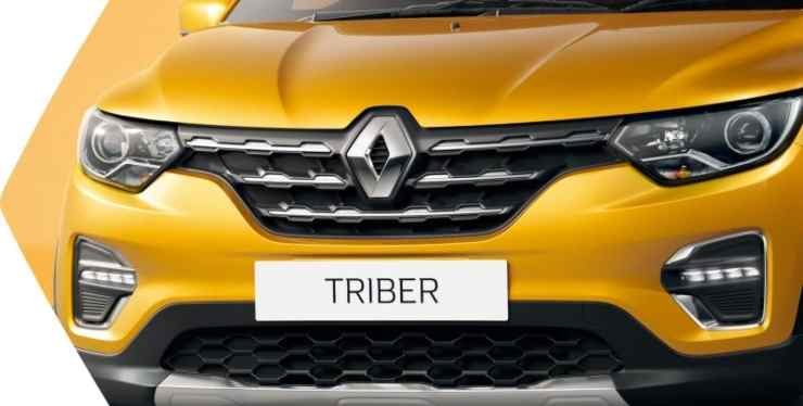 Frontale della Renault Triber RS