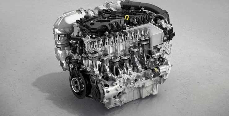 Motore Diesel della Mazda a 6 cilindri