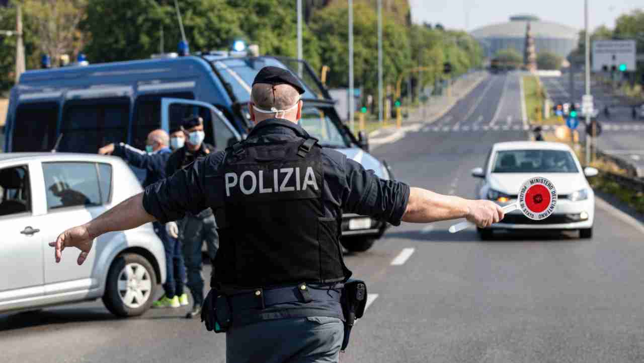 Posto di blocco Polizia