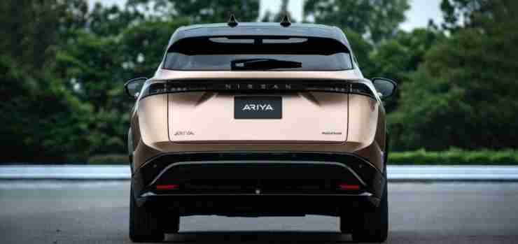 The back of the Nissan Ariya