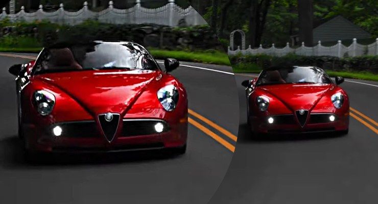 En la carretera Alfa Romeo 33 Stradale