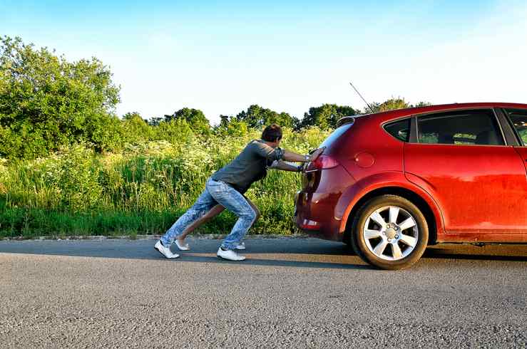 Auto a spinta