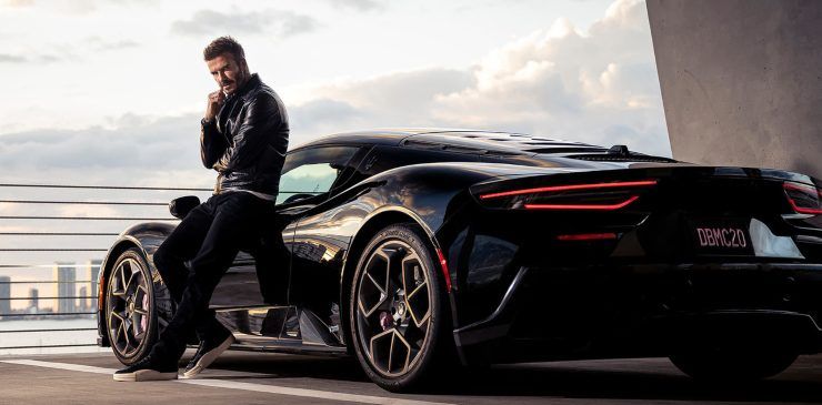 David Beckham e la sua Maserati MC20