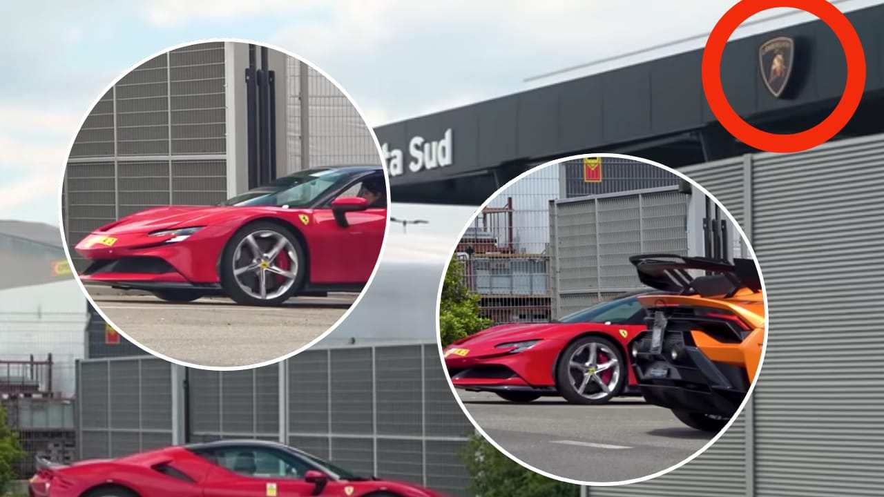 Lamborghini stabilimenti spunta Ferrari