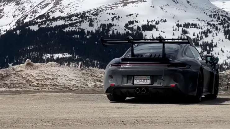 posteriore della Porsche 