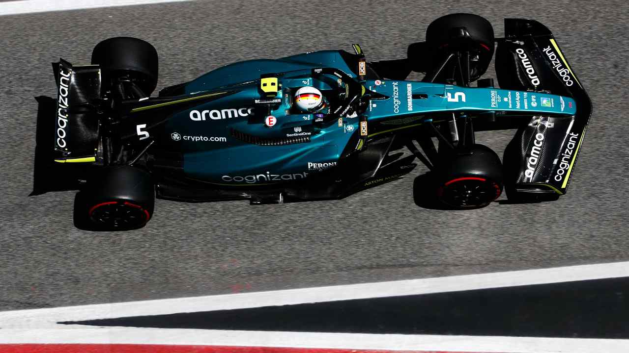 Vettel Aston Martin GP Spagna