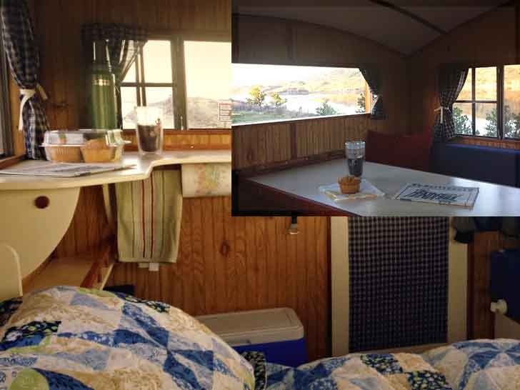 Interno camper legno