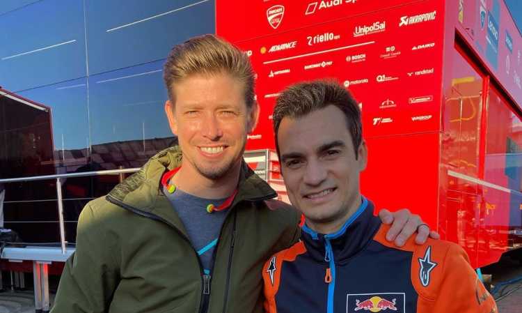 Casey Stoner e Dani Pedrosa (Ansa)