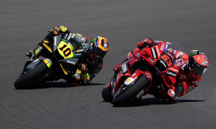 Pecco Bagnaia e Luca Marini (Ansa)