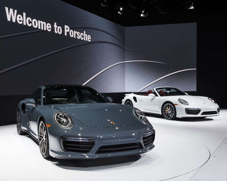 Presentazione della Porsche 