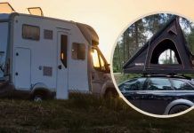 Tentbox auto camper