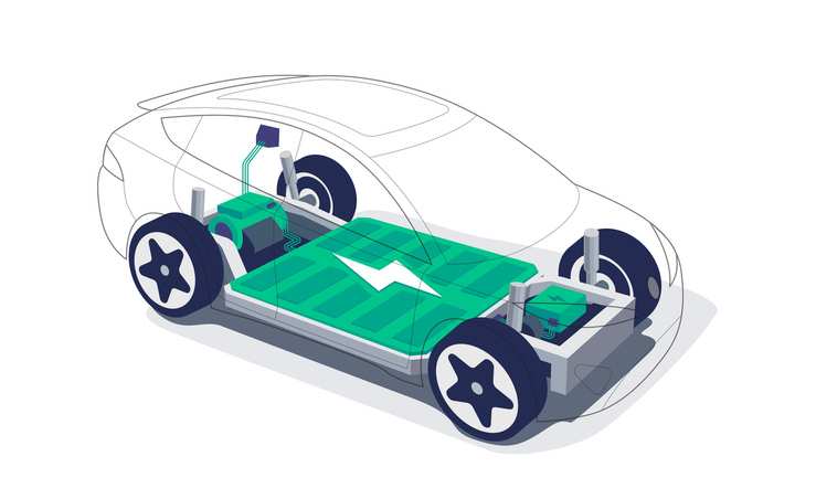 Auto per batteria