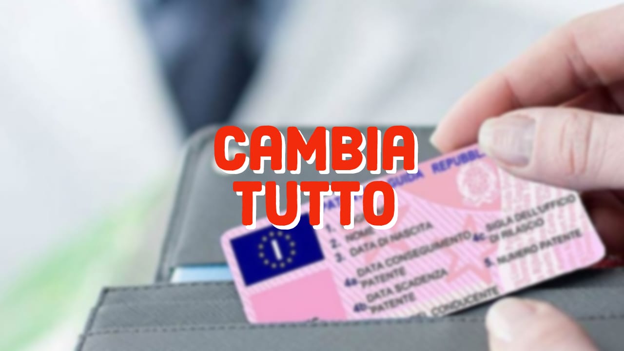 Cambia tutto per la patente