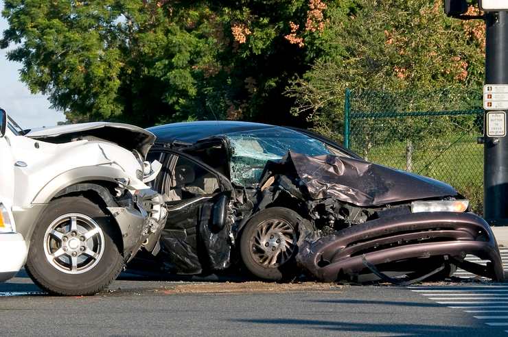 Scontro tra auto 