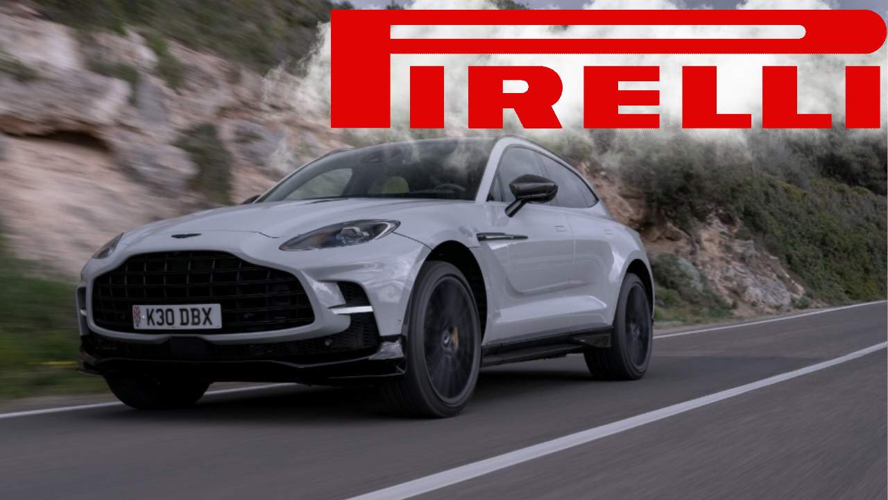 The new tire designed specifically for the insane power of the Aston Martin DBX707 SUV