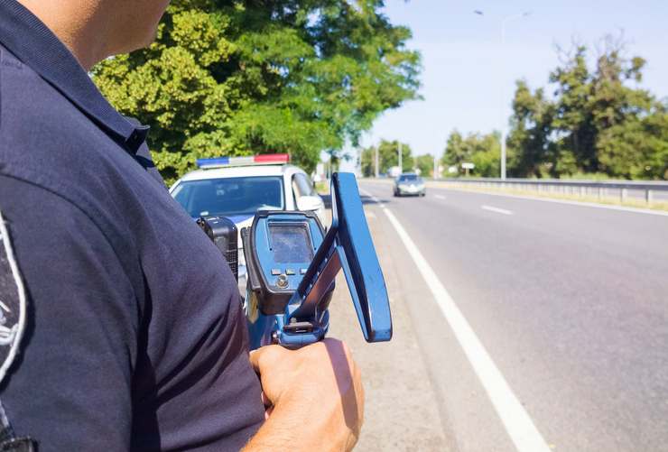 pistola laser polizia 