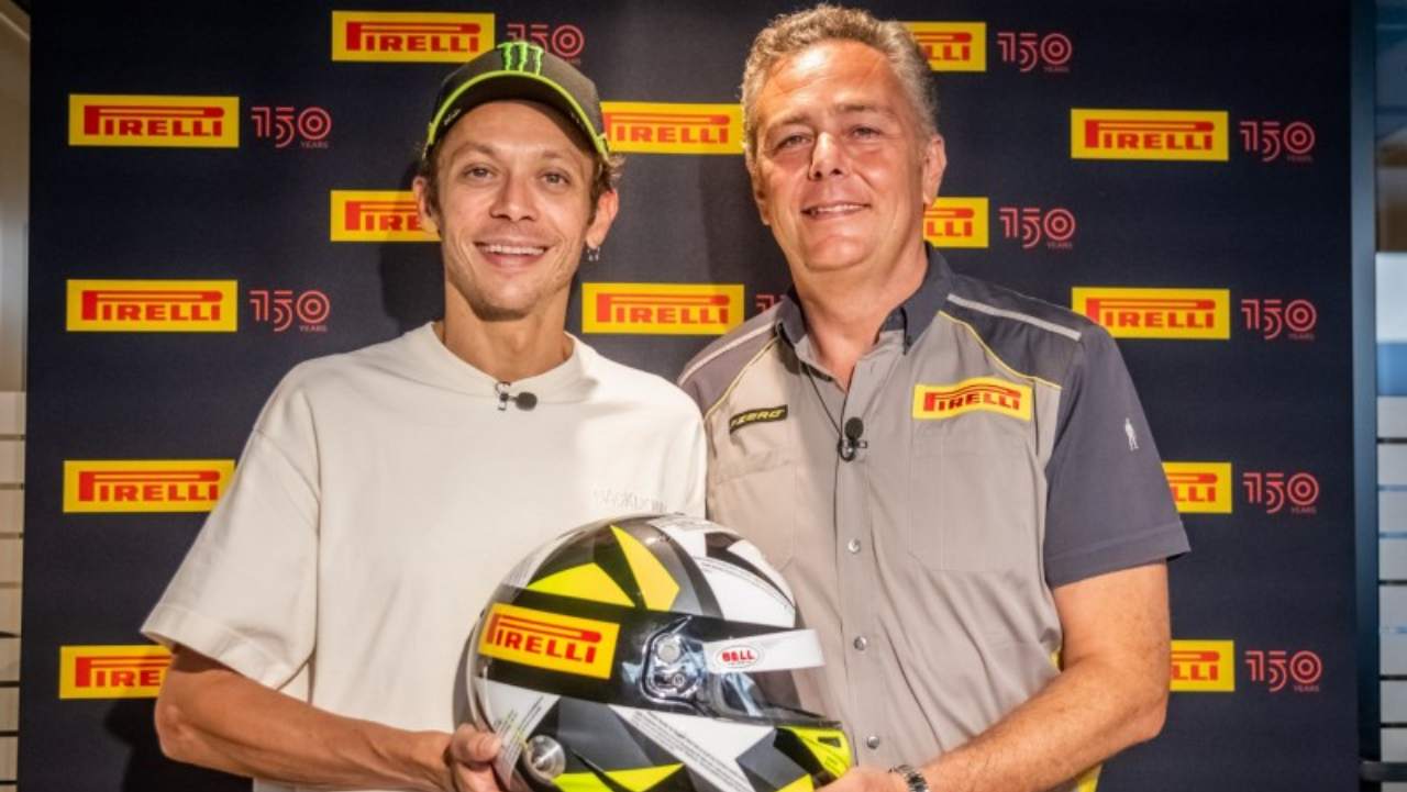 Valentino Rossi e Mario Isola