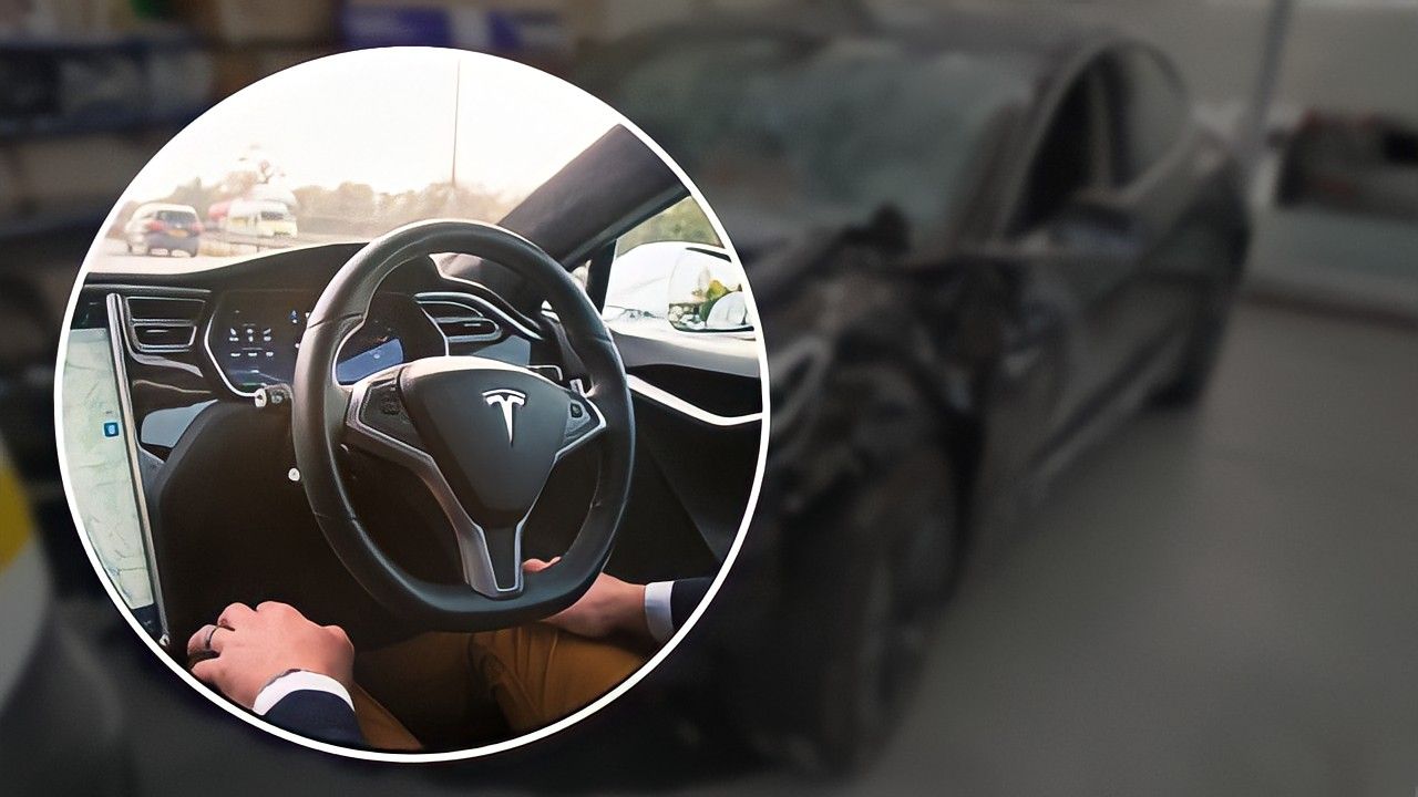 Crazy, Tesla crashed on the highway: It was on autopilot