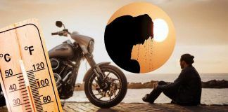 Caldo e malori moto