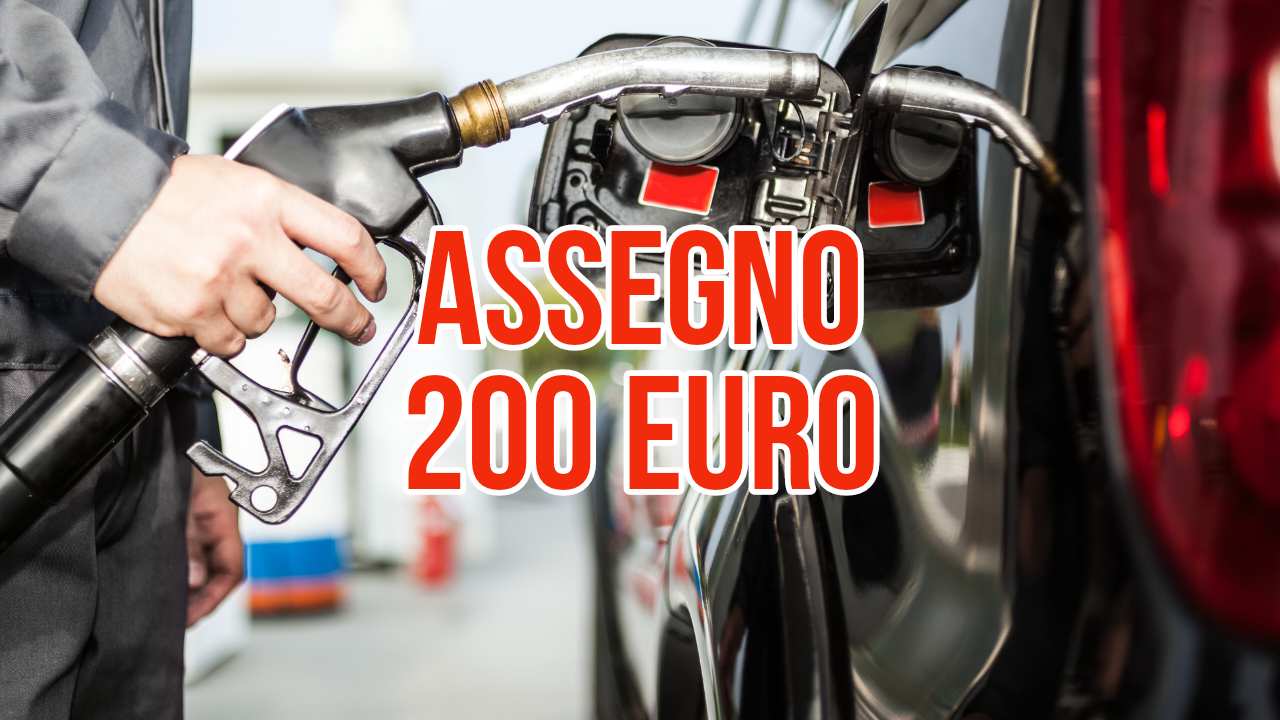200 euro assegno benzina