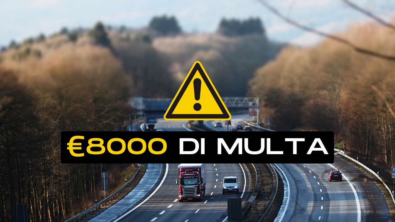 8000€ di multa