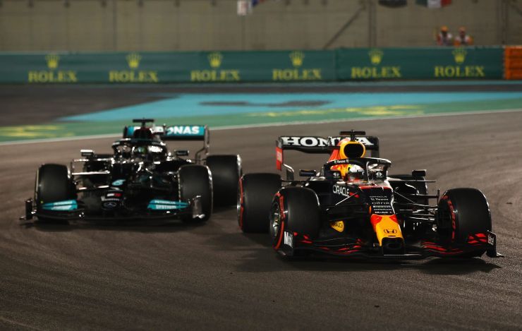 Abu Dhabi 2021 Verstappen Hamilton