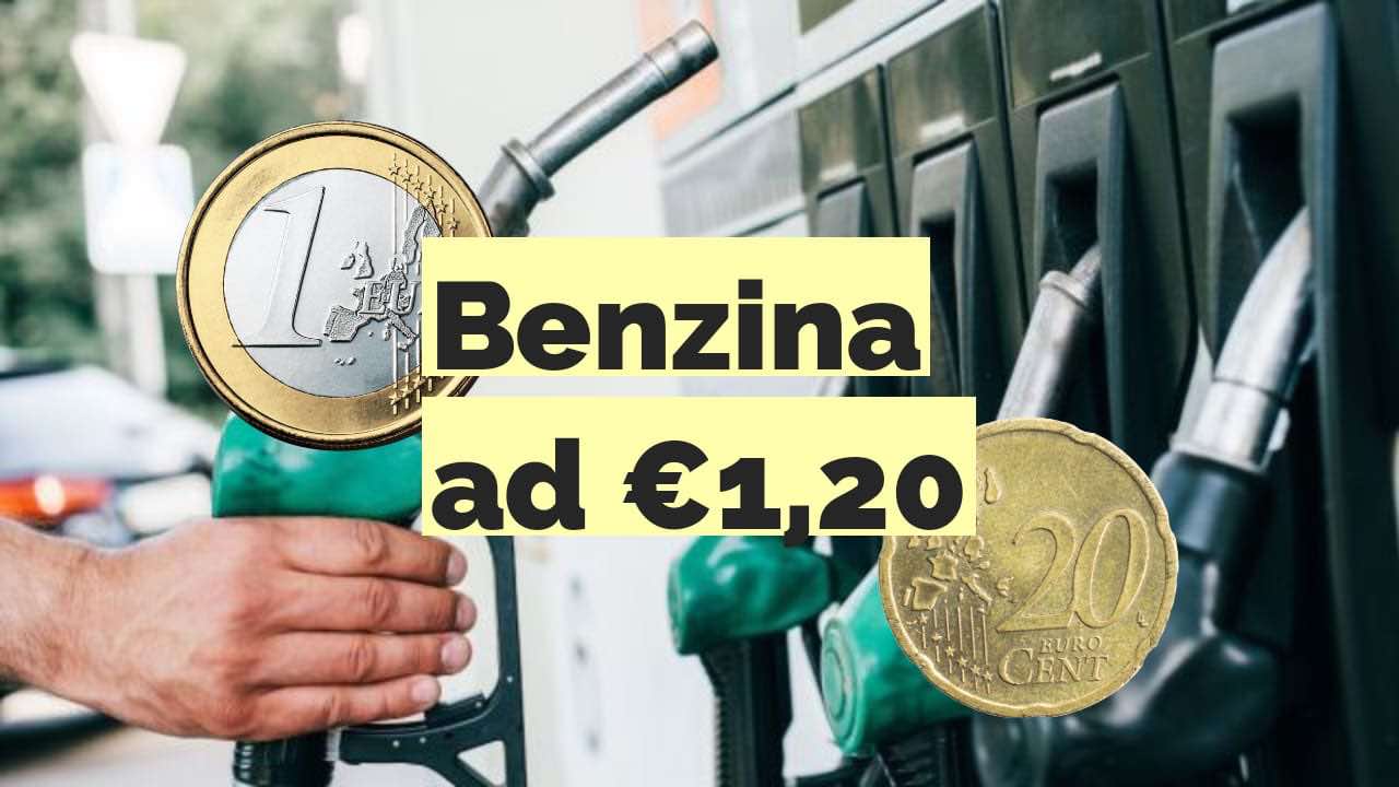 Benzina ad un euro e venti