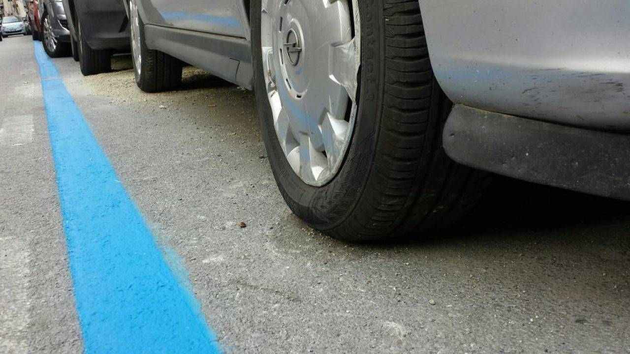 Parcheggio multa strisce blu