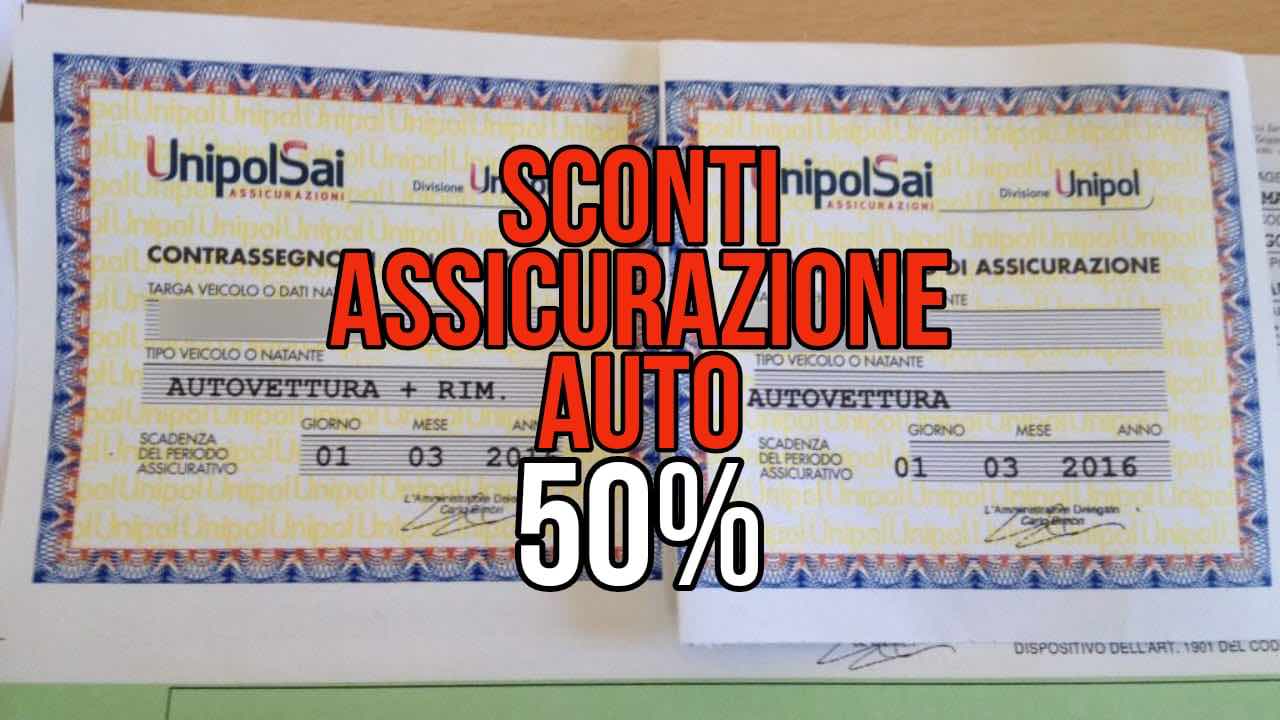 Sconti assicurazione Auto