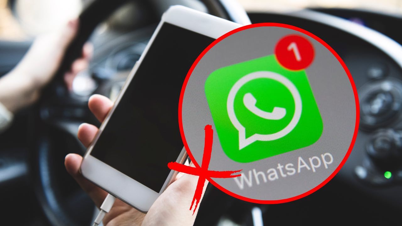 Vietato usare Whatsapp in macchina
