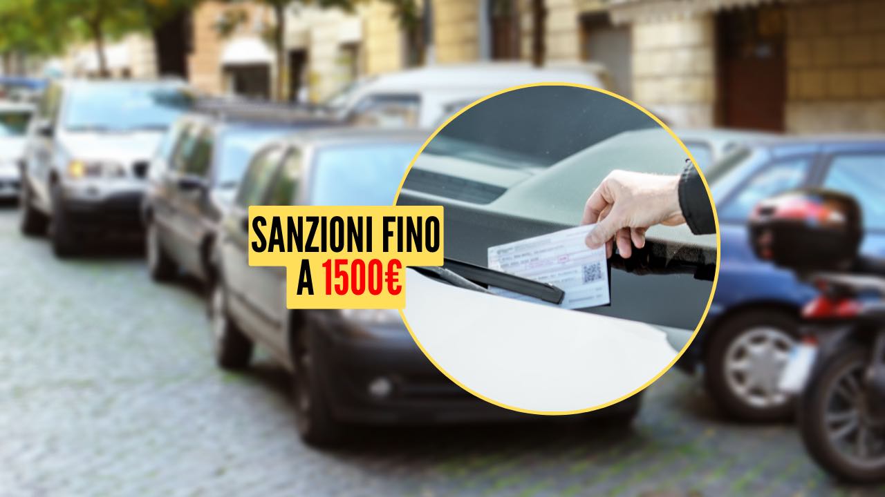 Auto in doppia fila