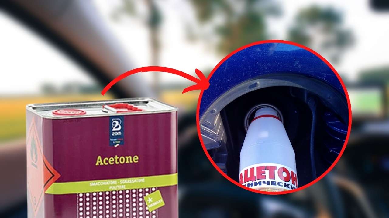 Acetone nel serbatoio