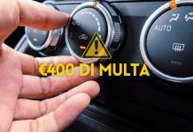 aria condizionata rischio multa