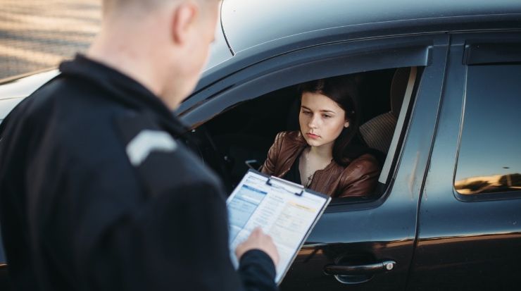 rischio multa per auto piena