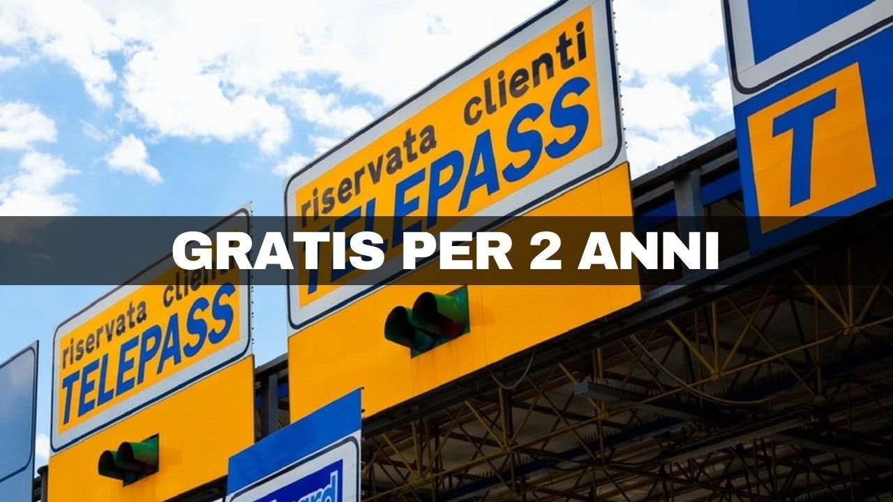 telepass gratis per due anni