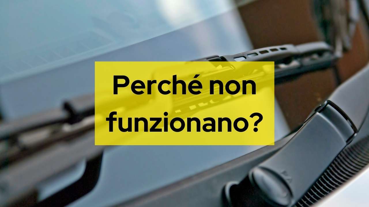 Tergicristalli non funzionano