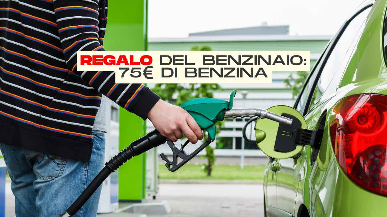 75 euro di benzina regalati