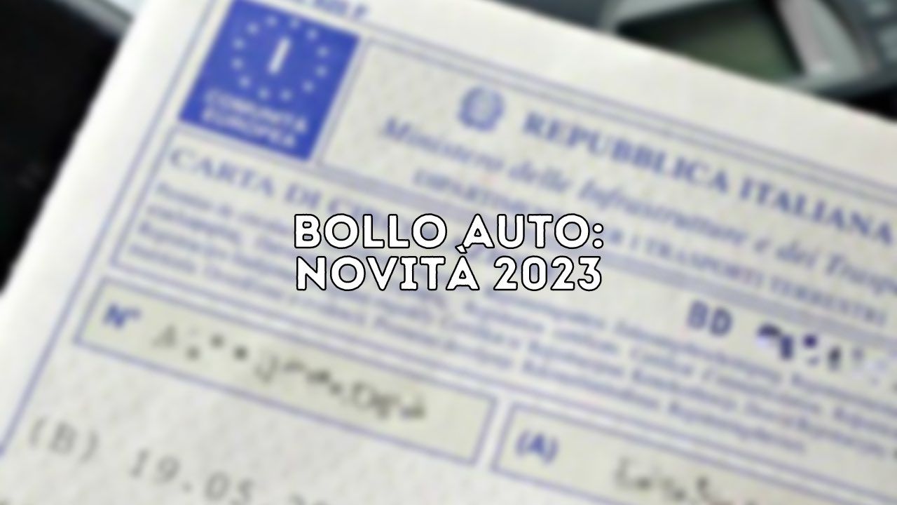 Bollo auto 2023