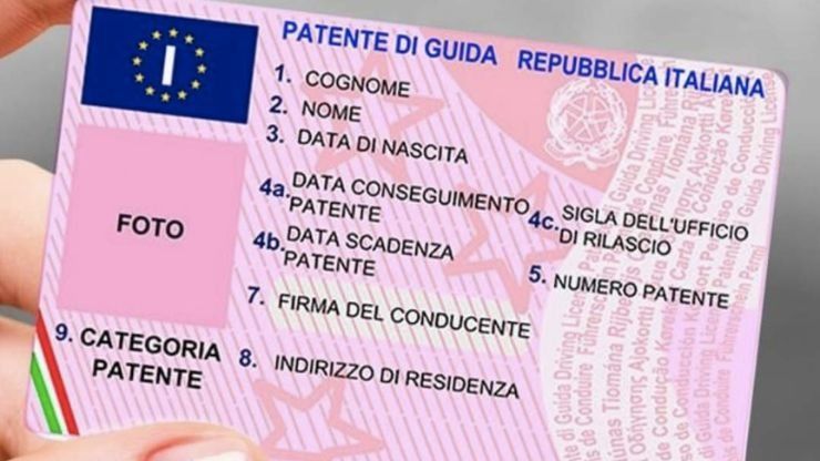 Patente di guida italiana