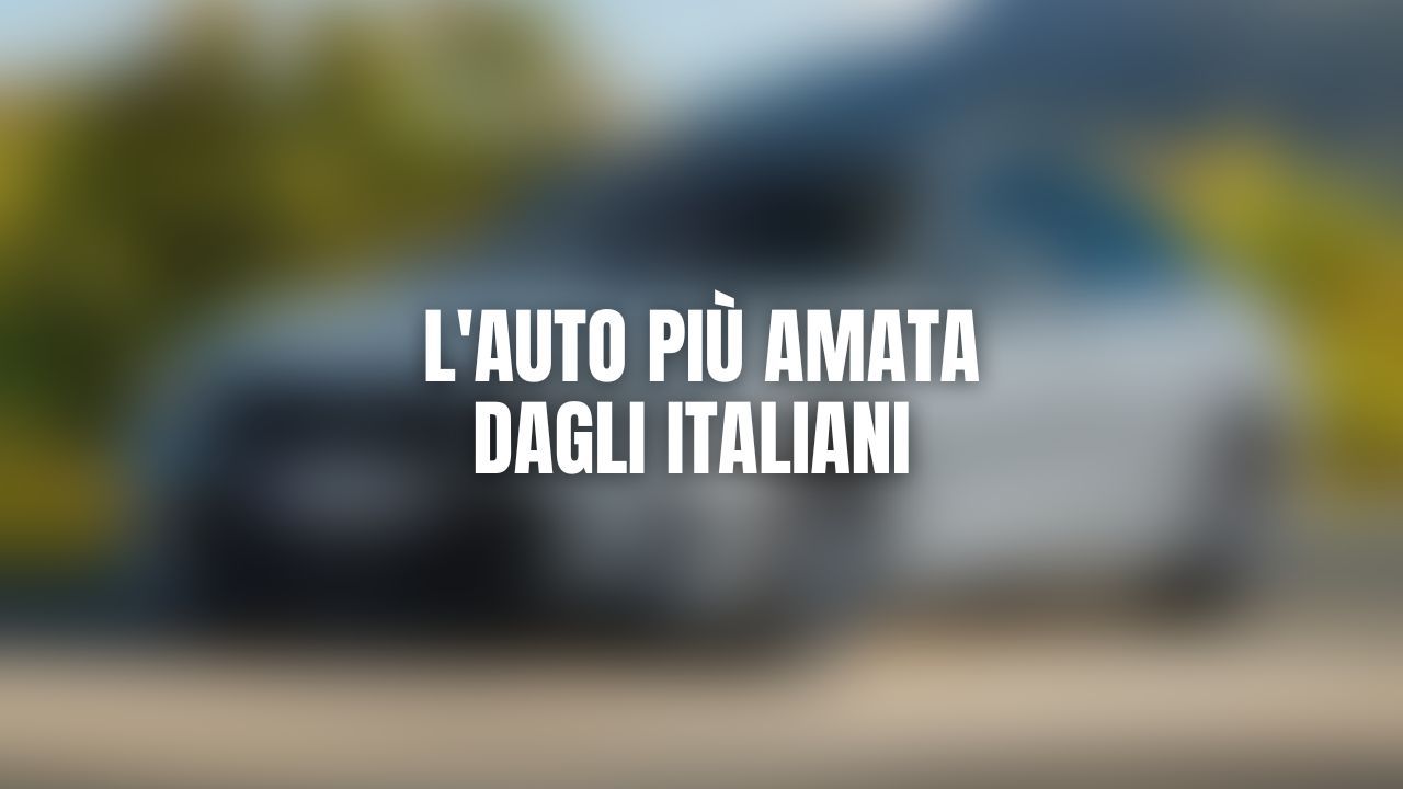 auto piu amata e sognata da italiani