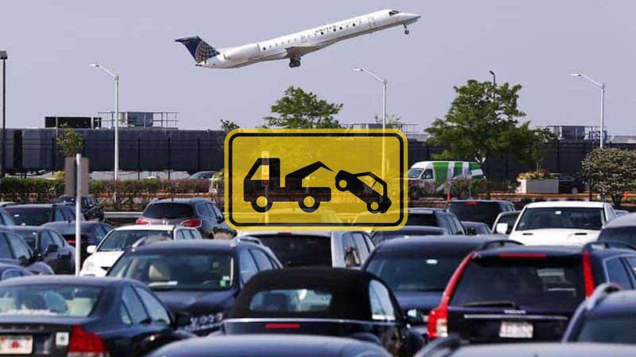parcheggio aeroporto vietato