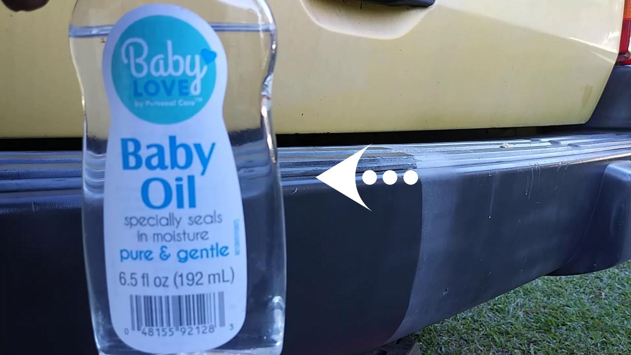 Baby Oil sull'auto