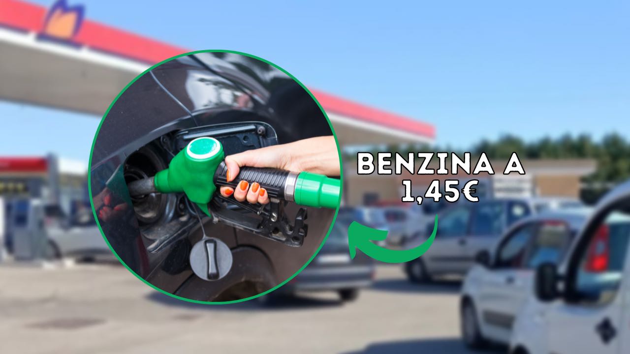 Benzina a 1,45€