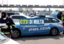 €1731 di multa