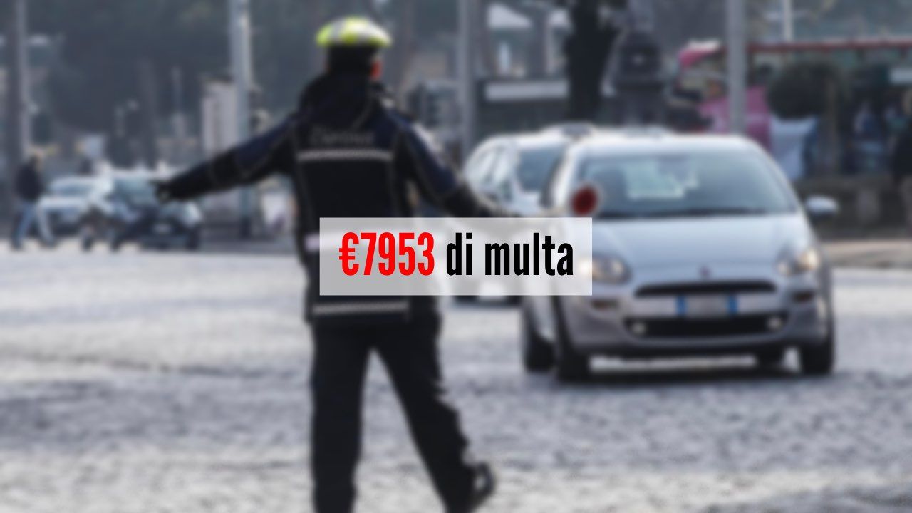 €7953 in meno sul conto 